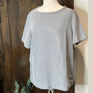 Style Studio Women’s Size L grey blouse 70% Rayon